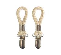 Tredoni 2 Pinces à Torchons - Supports de Suspension en Tissu - Boucle en Coton Tressé
