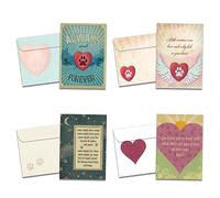 Tree-Free Greetings Lot de 16 cartes de condoléances pour animaux de compagnie et enveloppes assorties, fabriquées aux États-Unis, 100% papier recyclé, 12,7 x 17,8 cm