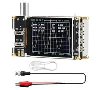 Treedix Mini oscilloscope numérique portable avec écran LCD 2,4", 3 modes de déclenchement, taux d'échantillonnage élevé 24 MSa/s, bande passante 200 kHz, sensibilité X10/X5/X1, méthode d'appariement