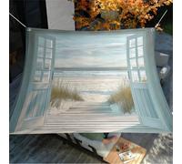 Treer Voile d'ombrage Rectangulaire UV Vagues (Porte,200x240cm)