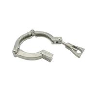 Trèfle à trois clips en acier inoxydable SS304, qualité sanitaire, 1 "-8", avec joint en Silicone, adapté aux raccords de tuyaux fabriqués soi-même(1 Pcs,1.5 inch x k50.5)