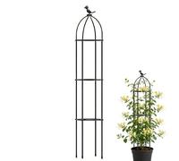 Treillis de Jardin Cadre Antirouille avec Piquets de Support | Tuteurs pour d'Intérieur pour Légumes Tomates Concombres Fruits Rosiers Clématites Intérieur Extérieur Jardin Potager