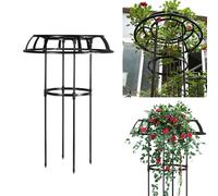 Treillis De Jardin En Métal Antirouille De 75 Cm Pour Plantes Grimpantes - Structure De Support Robuste En Forme D'Obélisque Et De Glycine, Hauteur 75 Cm, Idéale Pour Les,One Color-75cm/29.53 in