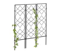 Relaxdays Treillis de jardin métal en lot de 12