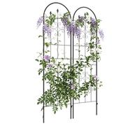 Treillis de jardin Outsunny Acier 50x180cm Noir