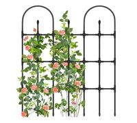 Treillis De Jardin Support Métallique pour Grimpantes | Tuteurs pour Tomates et pour Jardin Balcon Terrasse Tomates Fleurs Lierre Rosiers Concombres Vigne