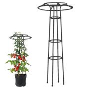 Treillis d'extérieur pour l'extérieur, cadre de support de fleurs en forme de parapluie, grille de support pour fleurs et treillis - Pour parterre surélevée, terrasse, arrière-cour, balcon et jardin