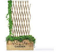 Treillis Extensible en Bambou, Support pour Plantes Grimpantes, Clôture de Jardin Décorative, Plusieurs Tailles, 120 x 180 cm
