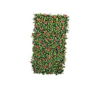 Treillis extensible en osier avec feuillage - Bougainvilliers - 100 x 200 cm -