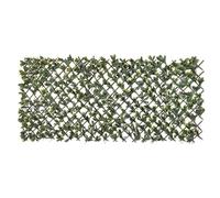 NATURE Treillis Extensible en Osier avec Feuillage PE Troène de Californie 180 x 90 cm