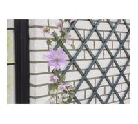 Treillis extensible - NATURE - En plastique Anthracite - 100 x 200 cm