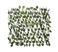 HOME DECO FACTORY - HD0511, Treillis Feuillage Artificiel 180x90 cm, Décoration Intérieure et Extérieure, Plante Durable, Résistant aux Intempéries, Vert