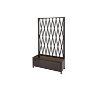 Mendler Treillis à ciseaux HWC-G21 – aluminium et acier, 152×90×35 cm – marron