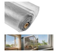 Treillis MéTallique À Mailles Fines en Acier Inoxydable, Tissu Filtration | Pour Ventilation, Cage, Jardin, Moustiquaire De Fenêtre, Maille Filtrante, Facile À Couper(1.2x10m/3.94x32.8ft)