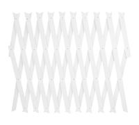 Treillis Mural pour Plantes Grimpantes, Panneau Extensible en Bois Blanc | Intérieur et Jardin, à Suspendre Horizontale ou Verticale, Finition Élégante