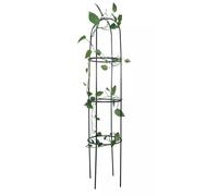 Treillis obélisque de jardin pour plantes grimpantes - Grand support pour plantes grimpantes - Cadre en métal de 1,9 m de haut - Pour plantes, fleurs, légumes - Treillis de jardin obélisques pour