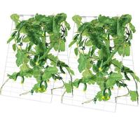 Treillis pour concombres en A, 89 cm x 140 cm, treillis de jardin pliable en métal