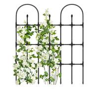Treillis pour Grimpantes d'Extérieur Support Métallique pour Grimpantes | Tuteurs pour Tomates et pour Jardin Balcon Terrasse Tomates Fleurs Lierre Rosiers Concombres Vigne