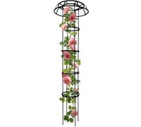 Treillis pour grimpantes extérieur, structure de support stable et coupe-vent, treillis pour légumes, pour jardin, lits surélevés, patio, balcon, terrasse, concombres, fruits, raisins, cerises