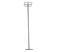 Treillis pour Plantes Grimpantes en Acier au Carbone Noir, Réglable | Usage Patio et Serrage, Installation Rapide, Soutien Polyvalent pour Tomates et Vignes, Design Classique Noir