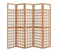 Treillis Relaxdays, H x l : 180 x 201,5 cm, Marron | Brise-vue pour jardin et balcon, en bois de sapin, support pour plantes grimpantes