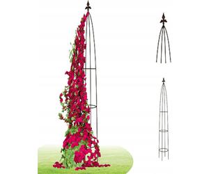 Treillis Spalier Arc de roses Support pour parterre de fleurs 150cm Grille Échafaudage pour grimper