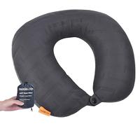 TREKOLOGY Oreiller de Voyage Gonflable pour Le Cou - Oreiller Ergonomique et Léger pour Avion et Longs Vols - Oreiller de Voyage Compact avec Housse Lavable