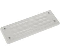 Trelleborg MH-24 F27-1 LIGHT GREY UL94 V-0 IP65 TPE Screw Plaque traversante avec entrée de câble Ø max. des bornes 13 mm TPE gris 1 pc(s)