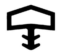 Trelleborg TRELLEBORG Joint de porte intérieure L3001, TSP-Flex rustique brun Quantité:100