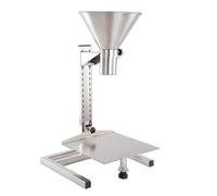 Trémie d'alimentation manuelle en acier inoxydable avec support et plateforme élévatrice, charge de 50 kg, hauteur réglable, pour remplir des bouteilles d'huile