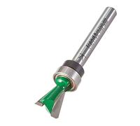 Trend CraftPro C162X1/4TC Fraise à queue d'aronde, tige de 6,35 mm, diamètre de coupe de 12,7 mm et éperon à 104 degrés, pointe en carbure de tungstène