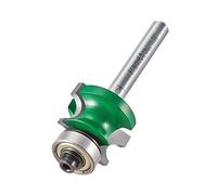 Trend CraftPro Fraise à congé, queue 1/4, Ø26 mm, L16 mm, R4,8 | Fraise pour former des congés d’angle décoratifs en bois, plaquettes carbure de tungstène pour coupes nettes, C130X1/4TC