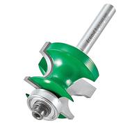 Trend CraftPro Fraise à Défoncer à Bille Guidée pour Bords Arrondis, Queue de 1/4 Pouce, Diamètre de Coupe 31,9mm, Longueur de Coupe 22,5mm, Rayon 7mm, Plaquettes en Carbure de Tungstène, C215X1/4TC