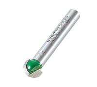 Trend CraftPro Fraise à Défoncer Cavetto, Queue de 1/4 Pouce, Rayon de 4,8mm et Diamètre de Coupe de 9,5mm, Pointe en Carbure de Tungstène, C053X1/4TC