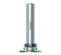 Trend CraftPro Fraise à rainurer pour joint d'étanchéité, Queue de 1/2 pouce, Diamètre de coupe 36 mm & Longueur de coupe 2,5 mm, Carbure de tungstène, Guidée par roulement, C211X1/2TC