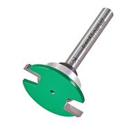 Trend CraftPro Fraise à rainurer pour joint d'étanchéité, queue de 1/4 pouce, diamètre de coupe 34 mm et longueur de coupe 3 mm, embout en carbure de tungstène, guidée par roulement, C213AX1/4TC
