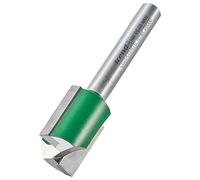 Trend CraftPro Fraise Droite Deux Flûtes, Queue de 1/4 Pouce, Diamètre de Coupe 16mm & Longueur de Coupe 19mm, Plaqué Carbure de Tungstène, C025AX1/4TC