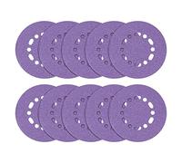 Trend Disques de ponçage abrasifs à orbite aléatoire en zirconium, 150 mm, grain 80, AB/150/80Z, lot de 10