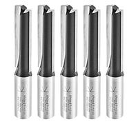 Trend Ensemble de 5 fraises droites, queue 1/2 pouce, Ø12,7 mm | Inclut 5 fraises droites pour coupes nettes en bois dur et tendre, pour cuisinistes Trade TR/KFP/3