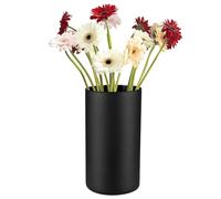 TREND FOR HOME Vase de Sol en Verre de 29 cm, Noir Mat, Vase pour Herbe de la Pampa, brindilles de Pâques, Grand Vase cylindrique, Ø 15,8 cm, 5120 ML, Vase décoratif Moderne, Cylindre en Verre