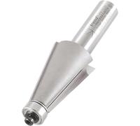 Trend Fraise à Biseau Professionnel, 80 Degrés, Queue de 1/2 Pouce, Diamètre de Coupe 26mm & Longueur de Coupe 35mm, Deux Roulements, Plaquettes Carbure de Tungstène, 46/103X1/2TC
