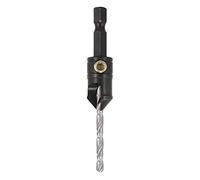 Trend Snappy Fraise à chanfreiner en acier à outils 12,7 mm avec foret réglable 3,5 mm, parfait pour bois durs et tendres, SNAP/CS/12