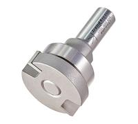 Trend Fraise à défoncer à bande intumescente guidée par roulement, queue de 1/2 pouce, diamètre de coupe 40 mm, longueur de coupe 10 mm, 346X1/2TC