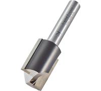 Trend Fraise à deux flûtes, queue 8 mm, diamètre 19,1 mm, coupe 25 mm | Fräse des rainures et des chants nets à la défonceuse, plaquettes carbure, TR20X8MMTC