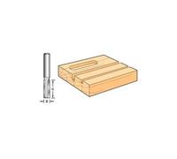 Trend CraftPro Fraise Droite Deux Flûtes, Queue 1/4 Pouce, Diamètre de Coupe 9,5mm, Longueur de Coupe 31,8mm, Carbure de Tungstène, C015X1/4TC