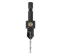 Trend Fraise à noyer réglable 9,5 mm, foret HSS 2 mm pour bois durs | Fraise pour noyer avec précision dans les bois durs, réglable, compatible système à dégagement rapide SNAP/CS/4