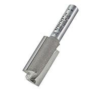 Trend Fraise droite 2 flûtes, pointe carbure, queue 1/4, Ø12,7 x 25 mm | Assure des coupes droites nettes dans le bois, avec plaquettes carbure de tungstène, Ø12,7 mm et 25 mm 3/08X1/4TC