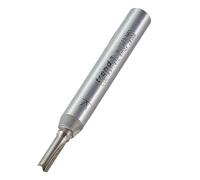 Trend CraftPro Fraise Droite Deux Flûtes, Queue de 1/4 Pouce, Diamètre de Coupe 3mm & Longueur de Coupe 9.5mm, Plaqué Carbure de Tungstène, C001AX1/4TC