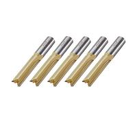 Trend Fraise pour plan de travail 2 goujures, 12,7 x 50 mm, lot de 5 | Inclut 5 fraises carbure pour découpe de plans de travail, diamètre 12,7 mm, longueur 50 mm BR01/5