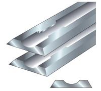 Trend Jeu de lames de rabot CraftPro, 80,5 x 5,9 x 1,2 mm, TC réversibles | Remplacez vos lames de rabot : 2 lames réversibles en carbure pour rabots AEG, DeWalt et Elu, CR/PB25